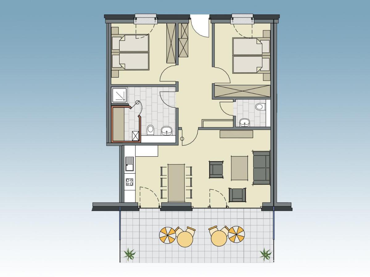 5 Sterne Penthouse Deichsuite Бюзум Экстерьер фото